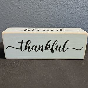 Decorative Block with Inspirational Words